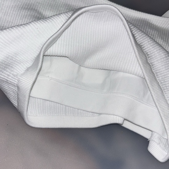 aerie ring cami bra lined ribbed white - Picture 4 of 6